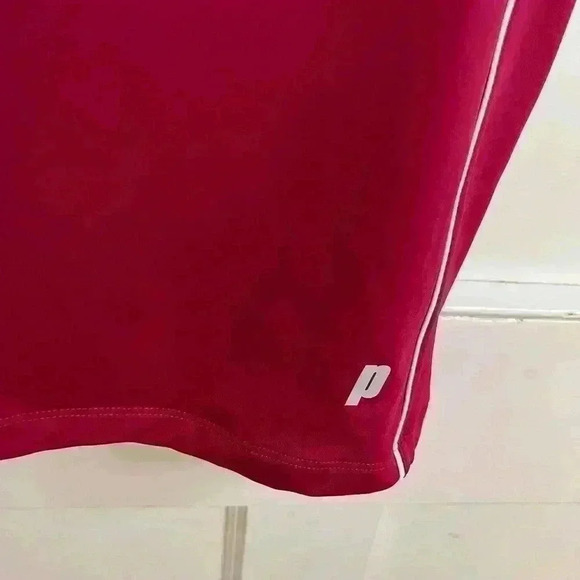 BNWT Prince Tank in Burgundy, Pink and White Size M/L - Picture 2 of 8